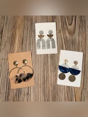 Set of 3 Earrings